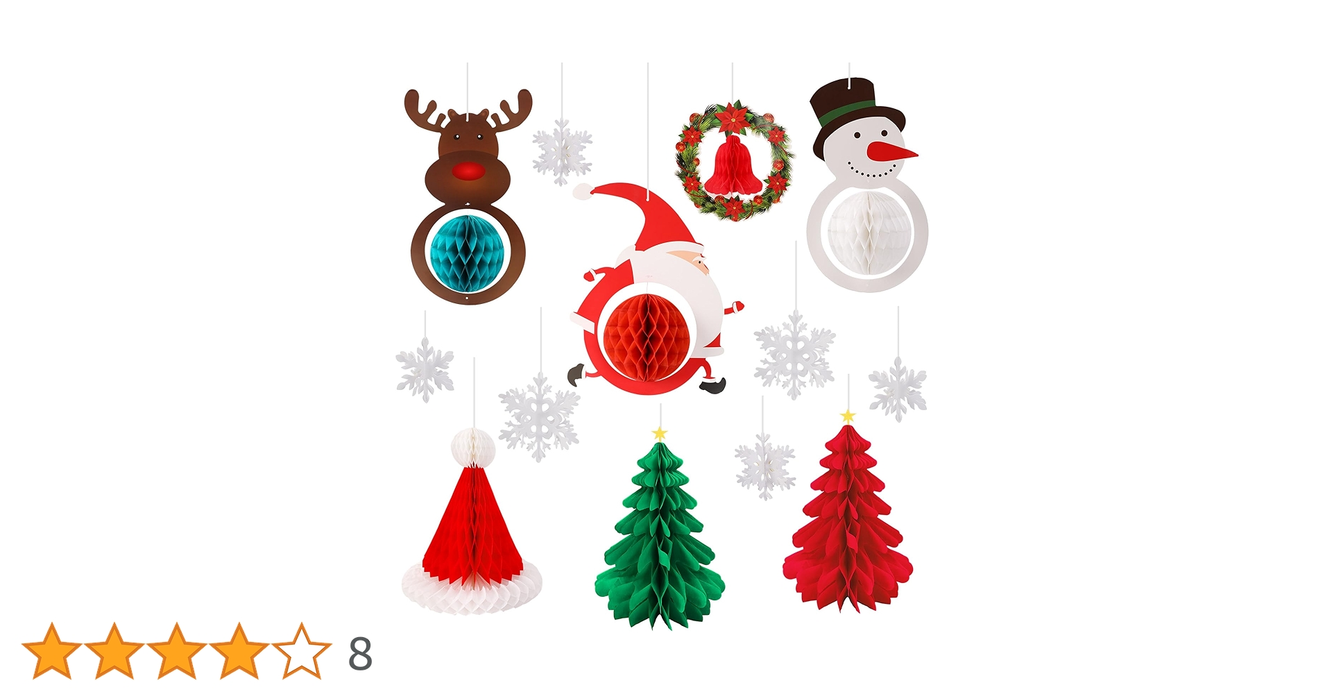 あんです。マニークリスマスガーランド 送料無料】ちいさなクリスマスガーランド✿5オーナメント