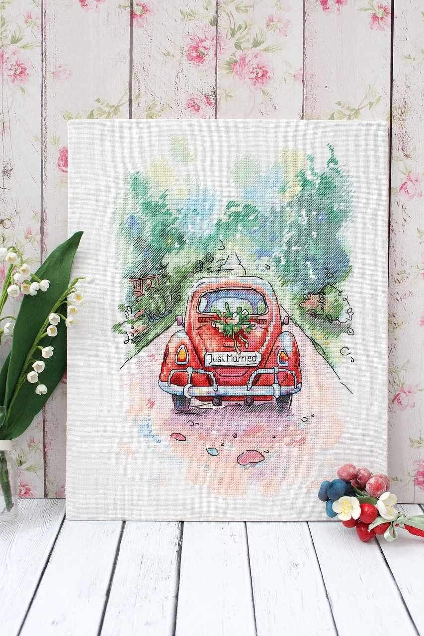 Kit De Broderie Point De Croix MP Studia - Seulement Les Filles Dans Le Jazz 32x25 Cm - Pour Adultes Débutants Et Avancés