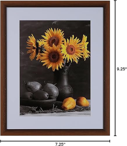 Vista 16 de Marco de fotos moderno de poliestireno de 18 x 24 pulgadas, color cerezo 313VIII, hecho en Estados Unidos, marco para póster de 18 x 24 pulgadas