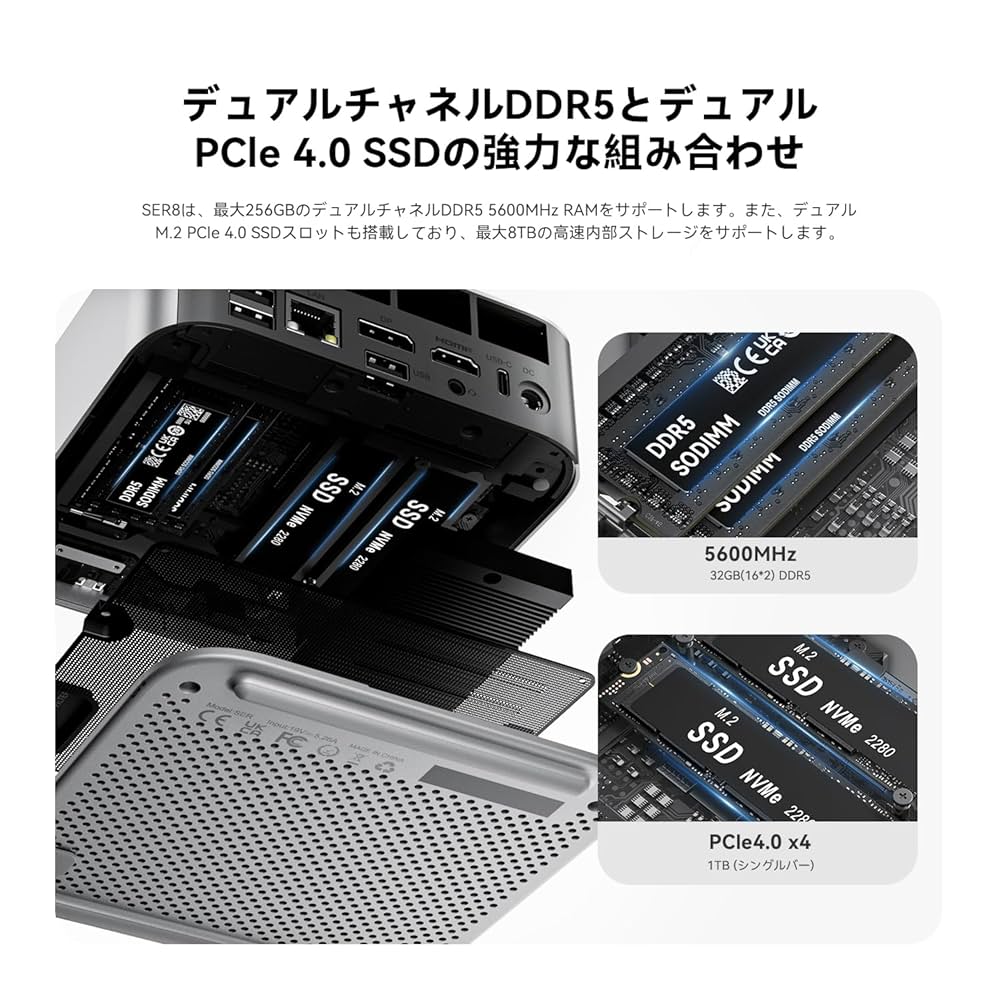 え*き様 Beelink SER7 ミニPC ブラック Amazon.com: Beelink SER5 MAX Mini PC,AMD Ryzen7 6800U(8C/16T