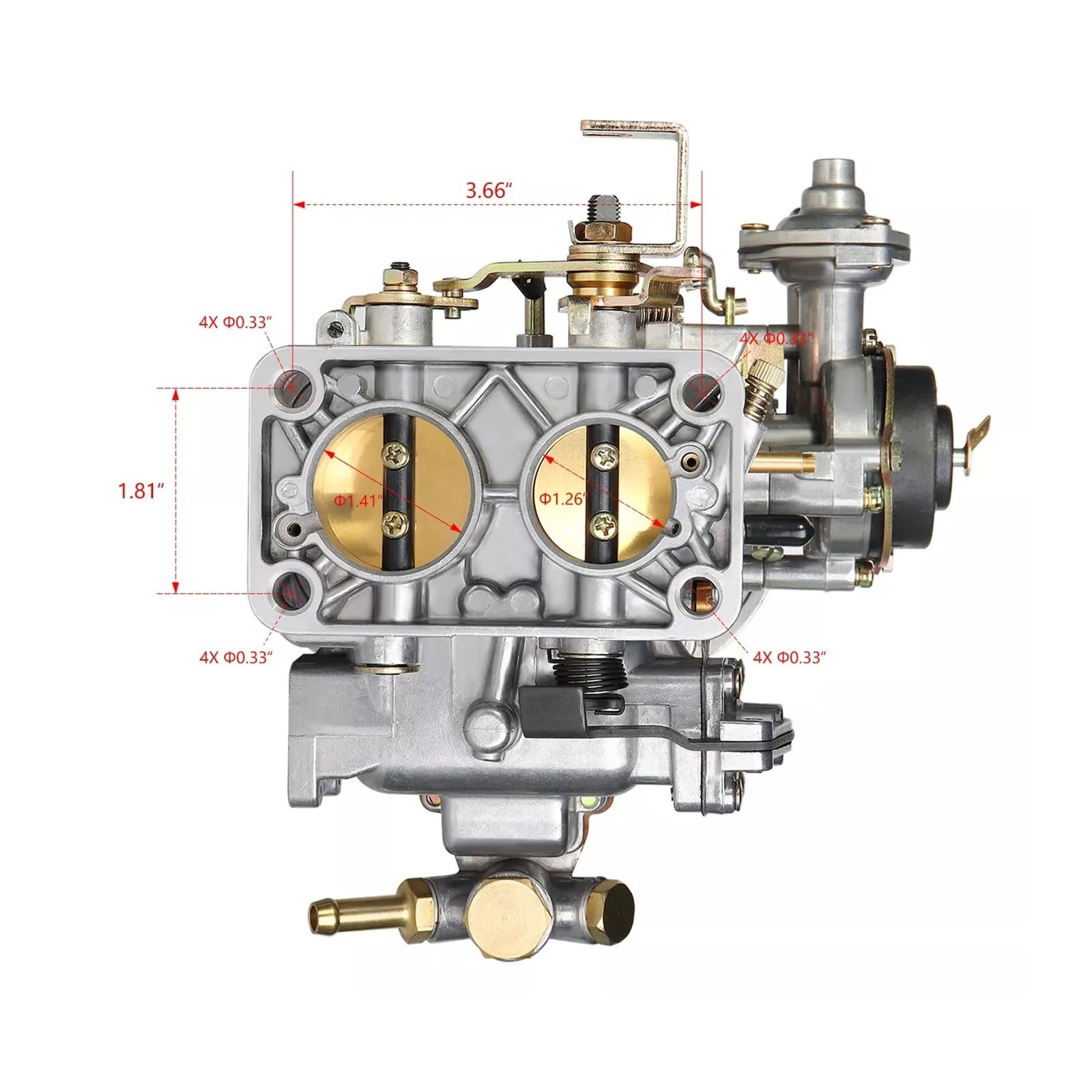 Per Weber 32/36 DGV DGEV DGAV 2 Barile Carburatore 22680 Per Toyota Per Nissan