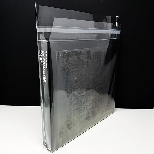 Miniatura 5 de Juego de cajas XXL (5) de plástico transparente resellable de 0.079 pulgadas para discos de vinilo LP de 33 rpm, caja 2XL (+ 1 calcomanía Dj gratis)