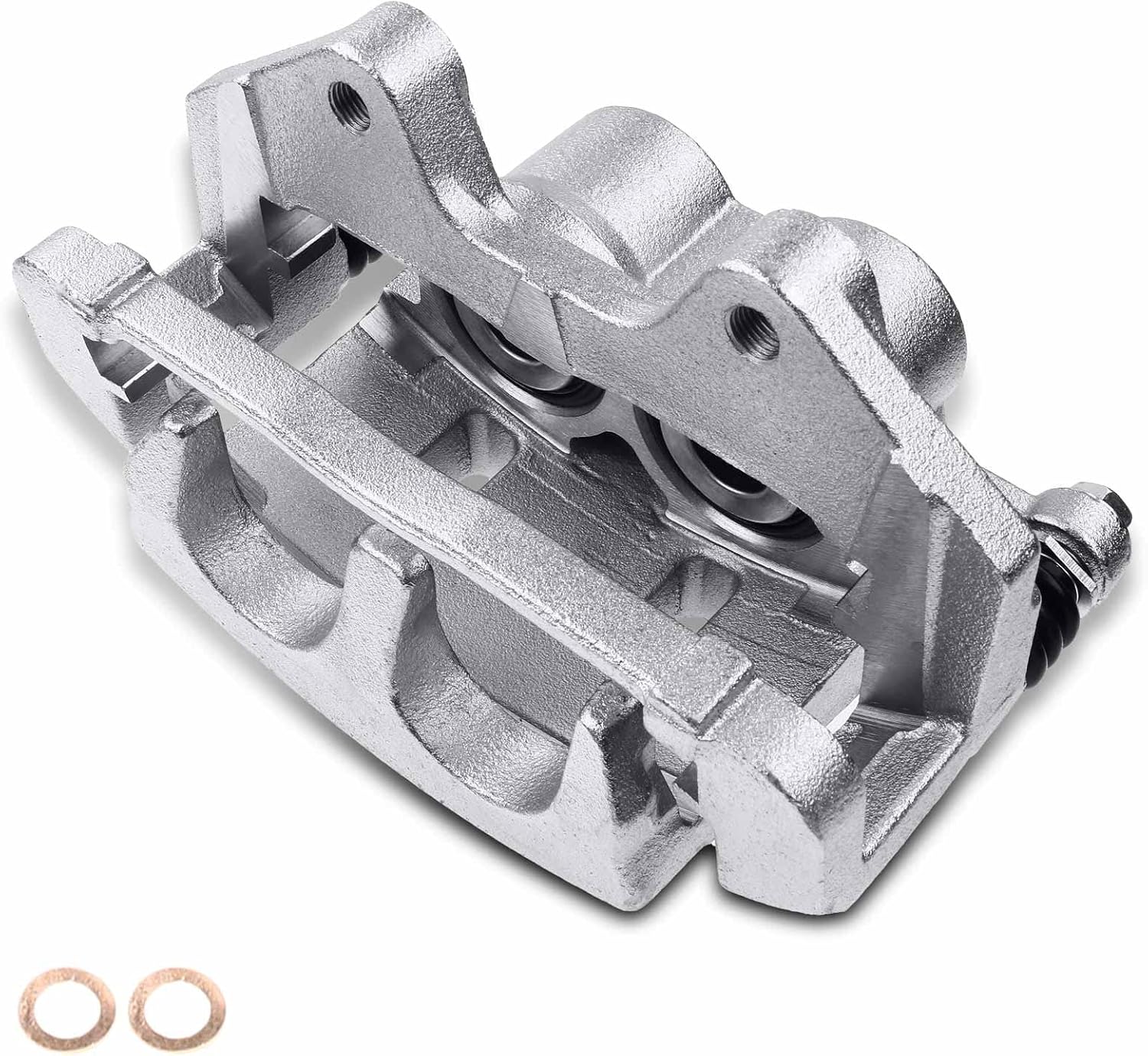 A-Premium Disc Brake Caliper Assembly with Bracket Compatible with Select Dodge Models - Charger 2014/2017-2020, 3.6L/5.7L - Front Driver or Passenger