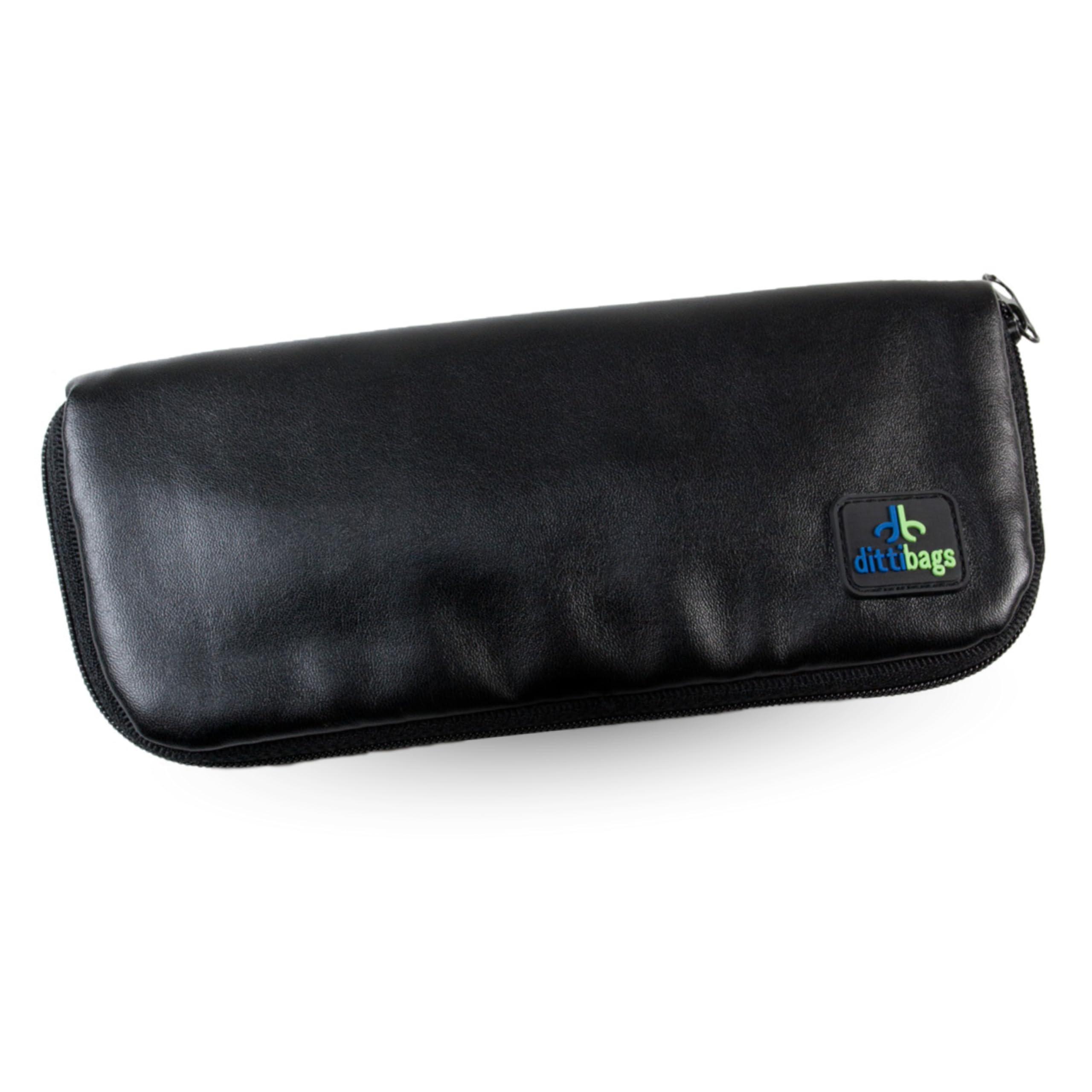 Dittibags Skinny Case - Insulin Travel Case, Small Diabetic Wallet for Insulin Pen & Needles, Travel Medicine Kit for Diabetic Supplies - Black