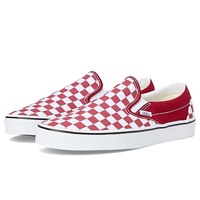 Vans Classic Slip On Checkerboard Skate Shoes Checkerboard Chili Pepper