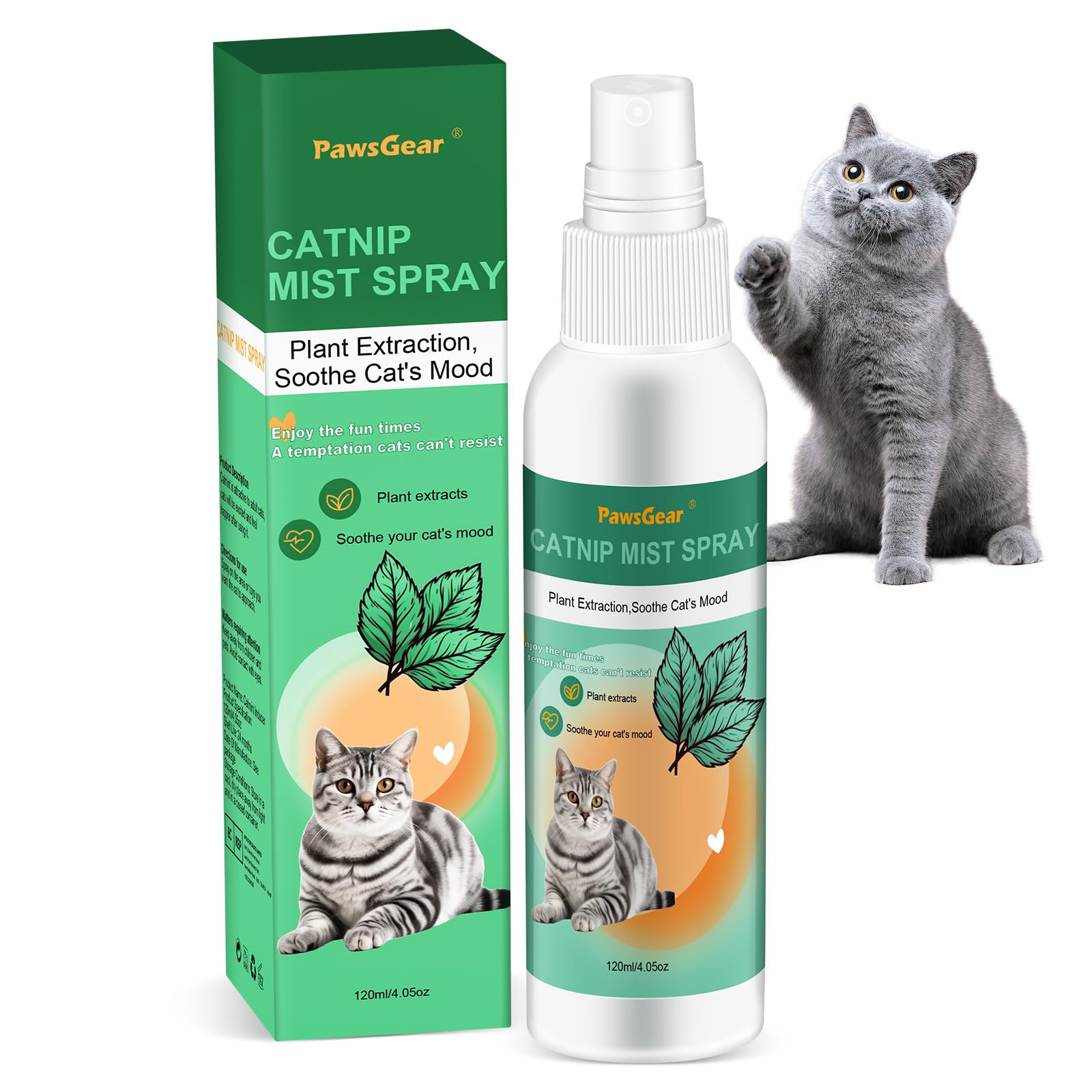 Xcdsxer Catnip Spray, Catnip Spray for Indoor Cats, Cat Scratch Spray for Outdoor Training, Catnip for Cat Exercise, for Adult Cats and Kittens
