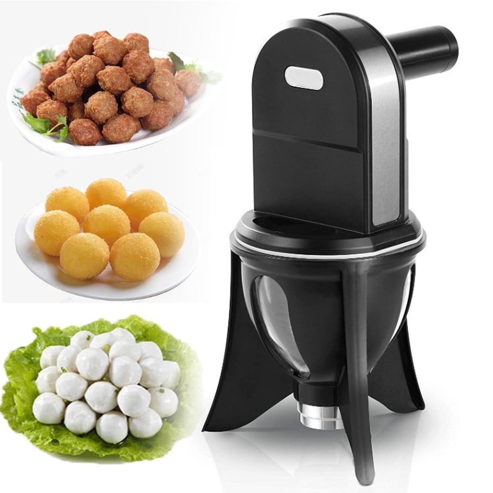 ZXSYYDS Meatball Forming Machine,Glutinous Rice Ball Fish Ball Making,Effortlessly Make Meatballs, Fish Balls, and Sweet Dumplings with This Automatic Forming Machine - Perfect for Your Kitchen