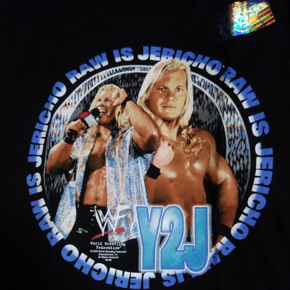 Amazon.co.jp: Tシャツ クリスジェリコ ECW WCW Y2J 2000年 プロレス