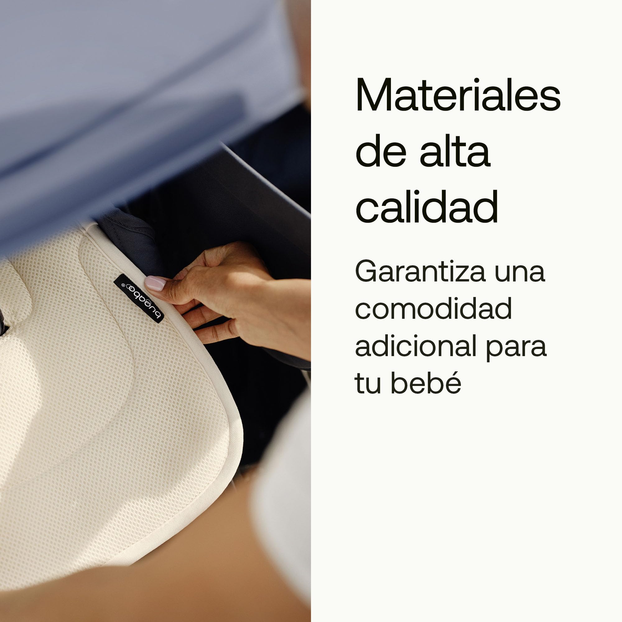 Bugaboo Colchoneta Doble Confort para carritos, Comodidad para todas las estaciones, Ajuste mejorado, Compatible con todos los carritos Bugaboo, Reversible, Malla 3D supersuave, Pine Green