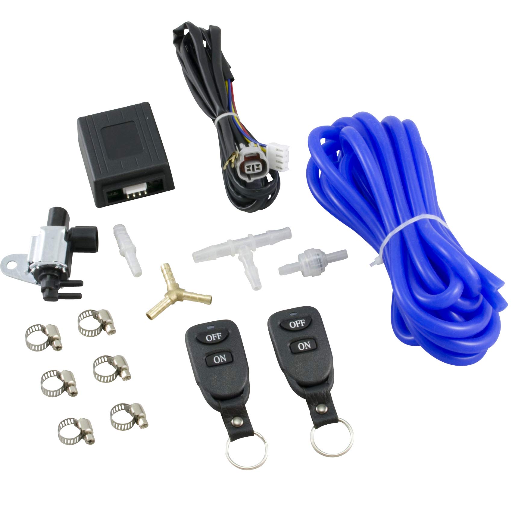 Fernbedienungs-Set für Auspuffklappen inkl. Anschlusszubehör