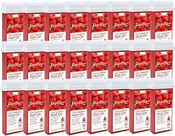 Kit 24 Refil Cera Depilatoria Corporal Profissional Depilação Roll On Depilflax Morango 100g