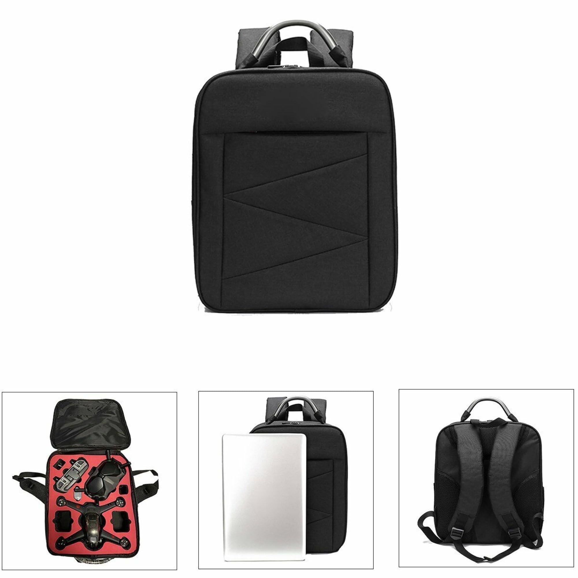 Carrying Case for DJI FPV Racing Drone - Can Hold Goggles, Motion Controller, Joystick, Propellors, Tablet Holder, Accessories Travel Portable Protective Bag : Double Layer Backpack-5 Years Warranty 4