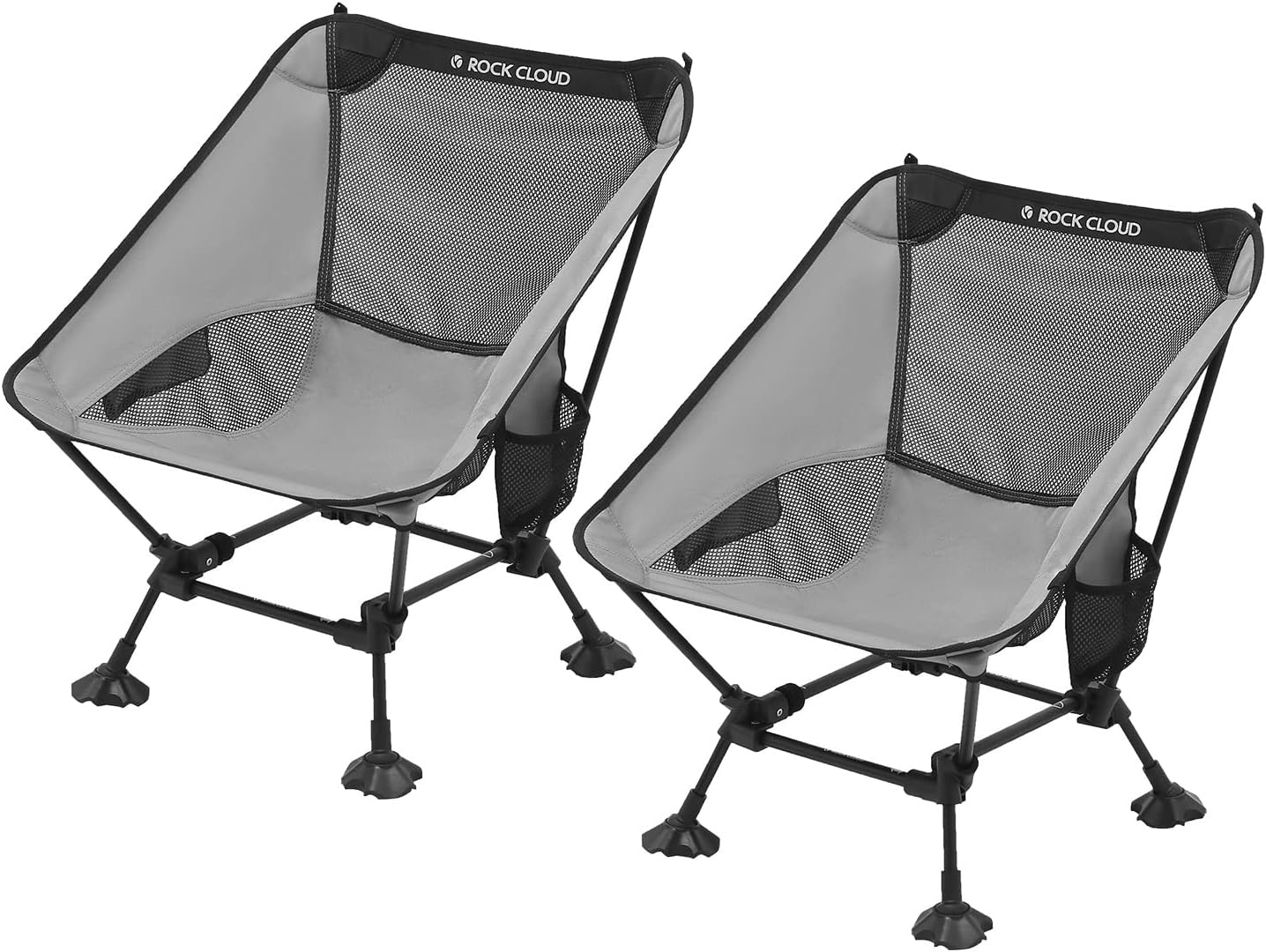 ROCK CLOUD 2 Pack Portable Camping Chair Ultralight Folding