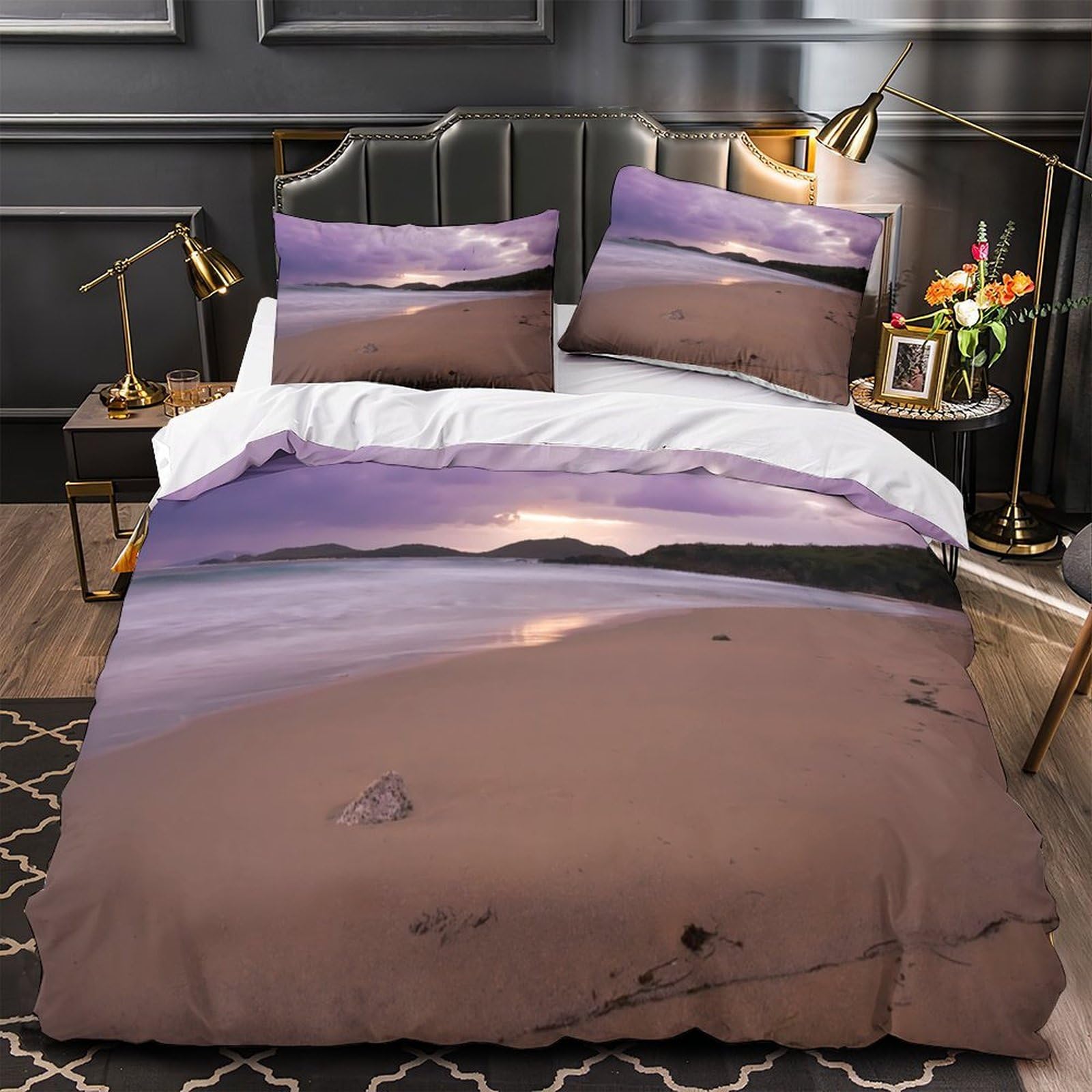 Housse de couette Boston Terrier 3D pour chambre d'enfant
