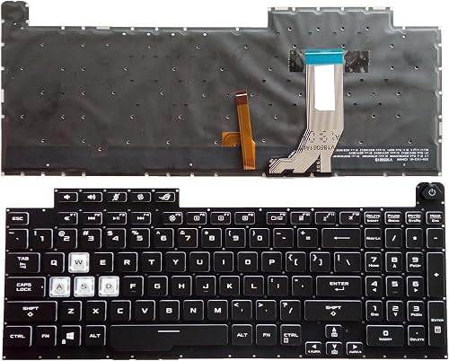 Siakoocty Laptop Replacement US Layout Keyboard for ASUS ROG G731 G731GT G731GV 