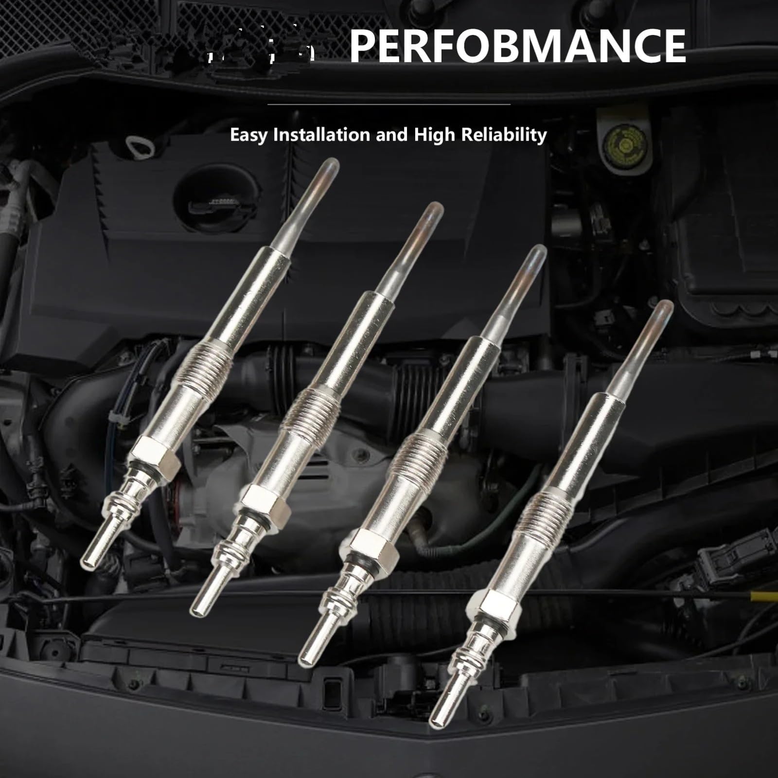 Motore Diesel Candeletta Compatibile Con Nissan Per Micra 2016-2023 Per Qashqai 2010-2020 1.5 DCi 4 Pezzi Candelette Diesel Riscaldatore A4151590001 1106500Q0E 8200682592