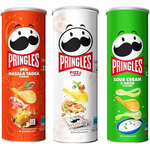 Pringles Flavor Trio 107g each