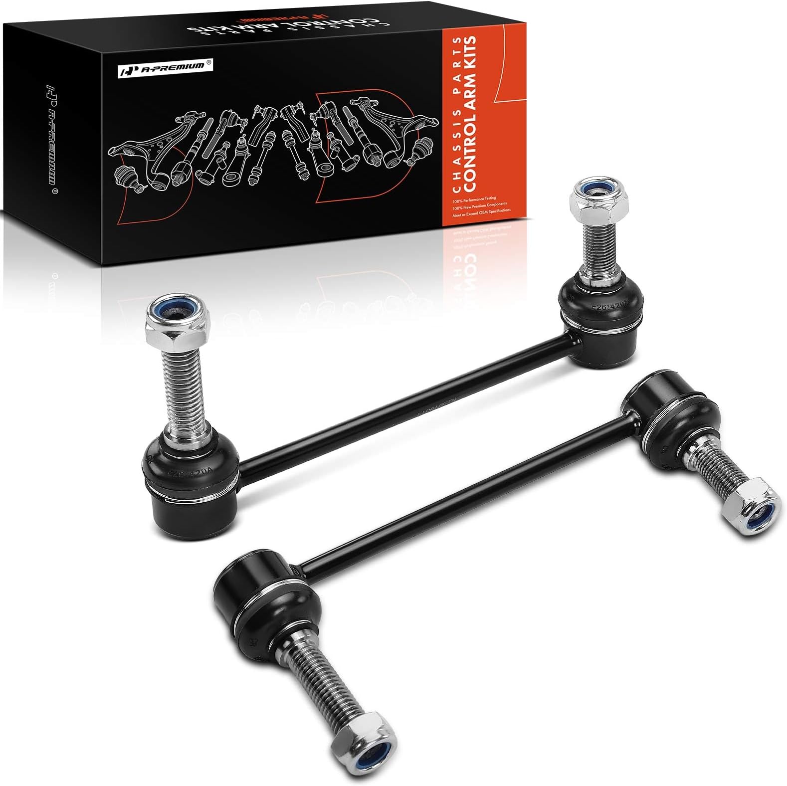 2 x Front Sway Bar Links Stabilizer Bar Links, Compatible with Cadillac CTS 2008-2015, RWD Only