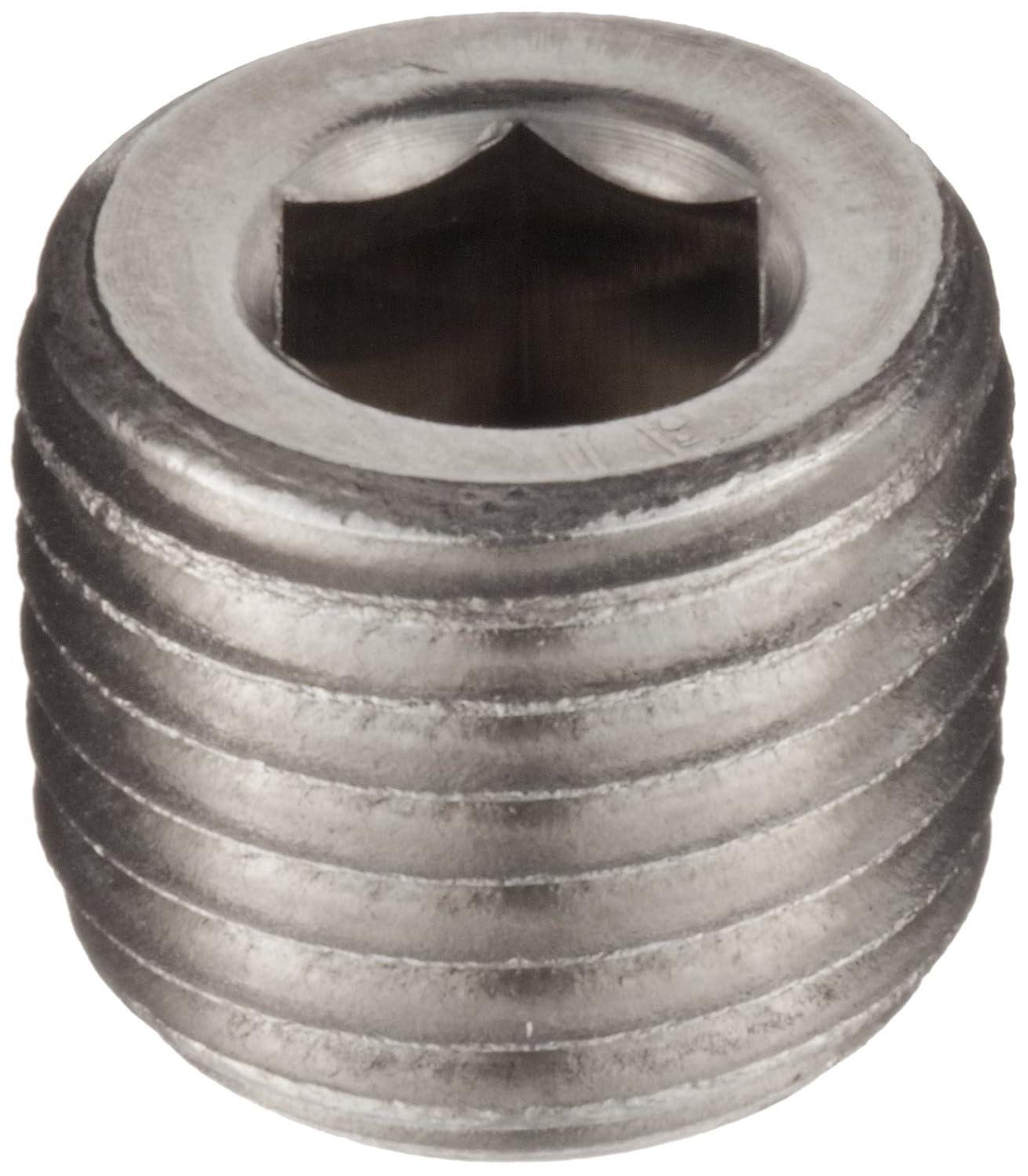 Brennan 5406HP06SS Stainless Steel Pipe Fitting, Hex Head Plug, 3/8