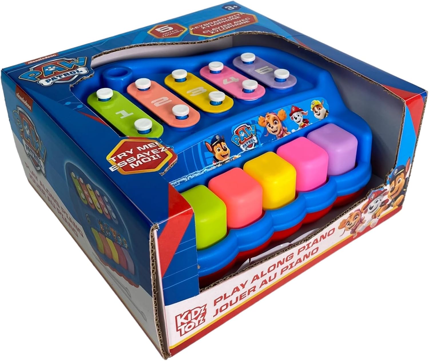 Paw Patrol Play Along Piano & Xylophone - Learn to Play Piano Music Education for Kids and Preschoolers Ages 3+