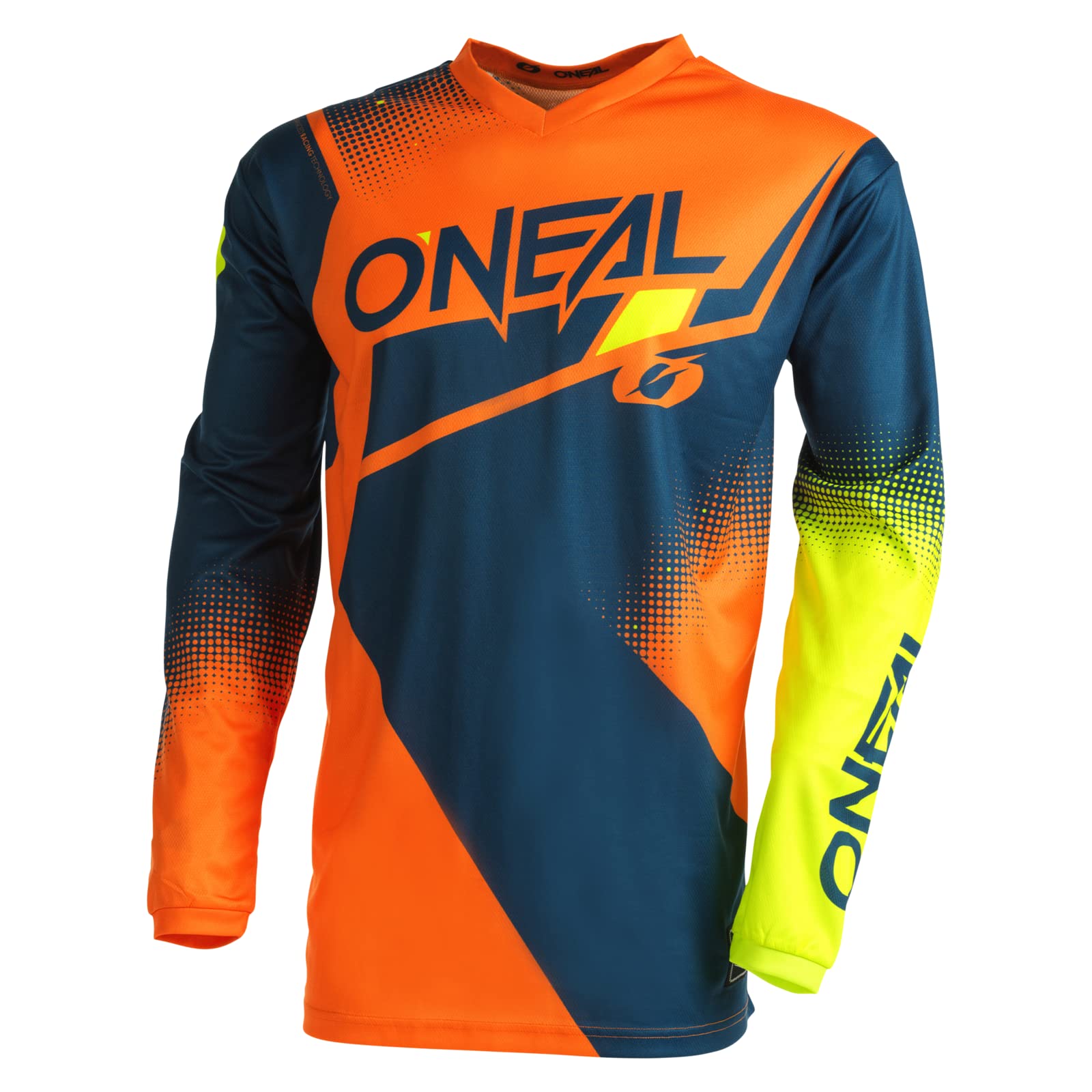 O'Neal Element Hexx V.22 Maglia Element Hexx V.22, Cotone, Nero/Bianco, XL Unisex - Adulto (Pacco da 1)