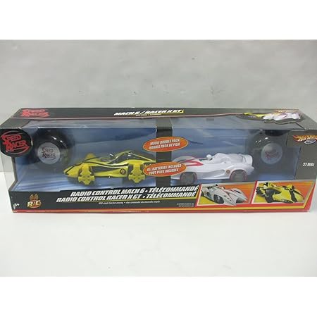 Amazon Com Mattel Hot Wheels R C Speed Racer Radio Control Mach 6 Racer X Gt Cars Set Toys Games