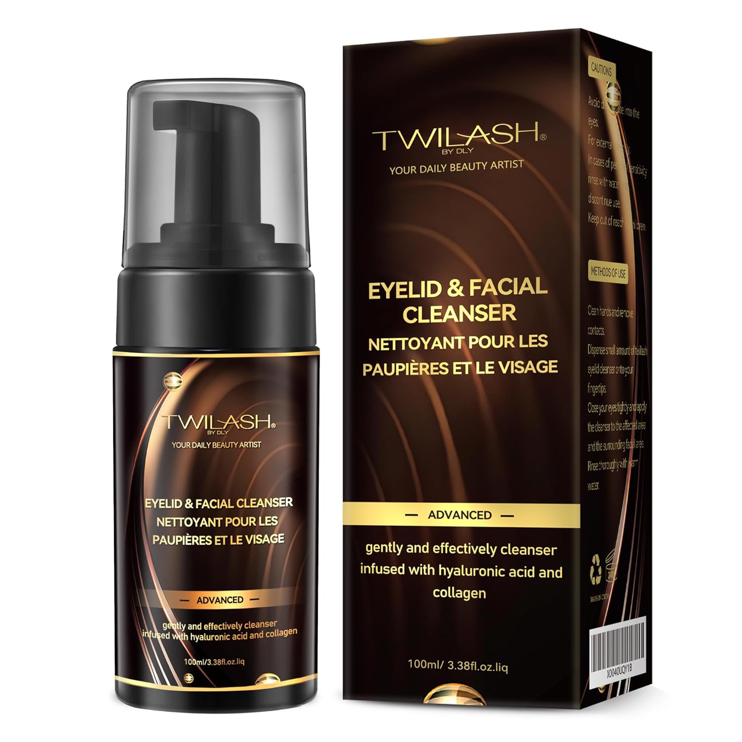 Twilash By DLY Premium Eyelid & Facial Cleanser 100ml/ 3