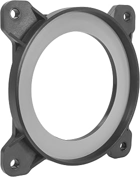 MagLink 4 inch Surface Mount Dustport Steel Ring Receiver, Magnetic Dust Collection Fitting for MagLink Dust Collection System