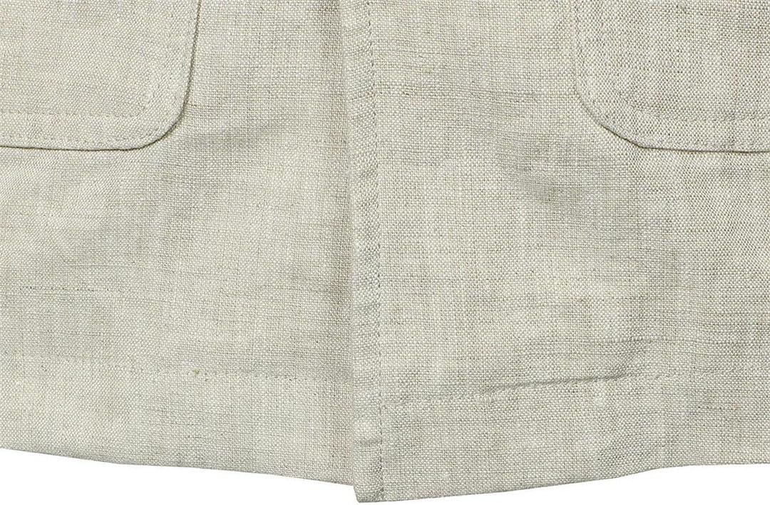 Men's British Style Linen Jackets Multi Pockets Cargo Jacket Streetwear Outerwear