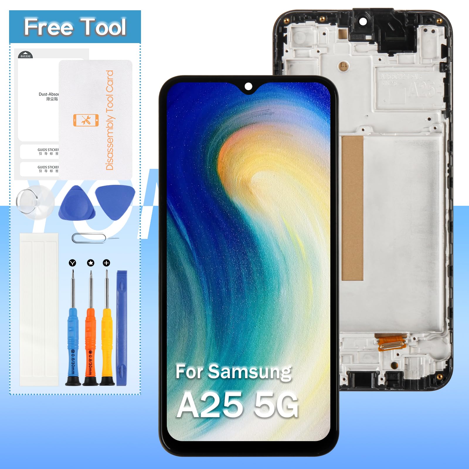 Amazon.com: Screen Replacement for Samsung Galaxy A25 5G SM-A256E