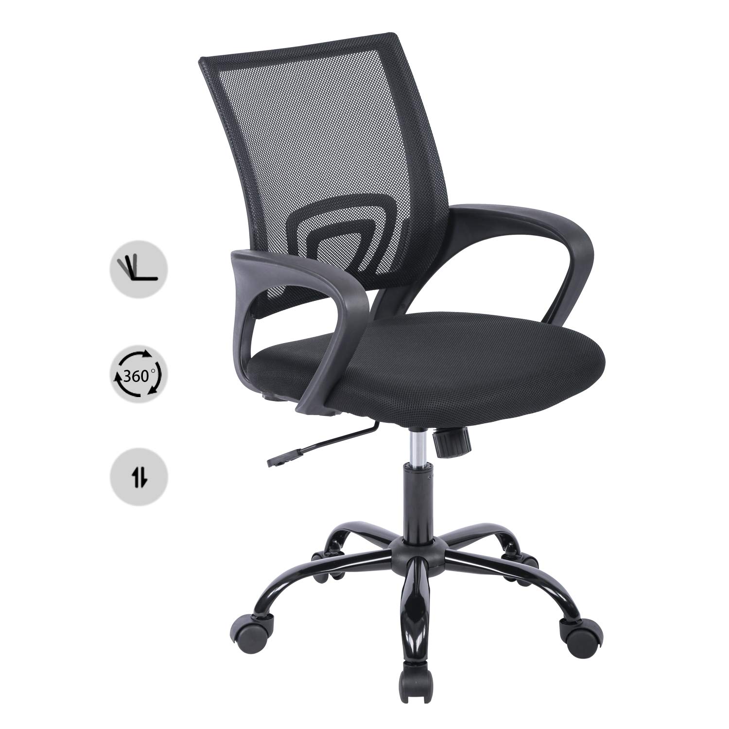 Home Office Chair Ergonomic Desk Chair Mesh Computer Chair with Lumbar Support Armrest Executive Rolling Swivel Desk Chairs