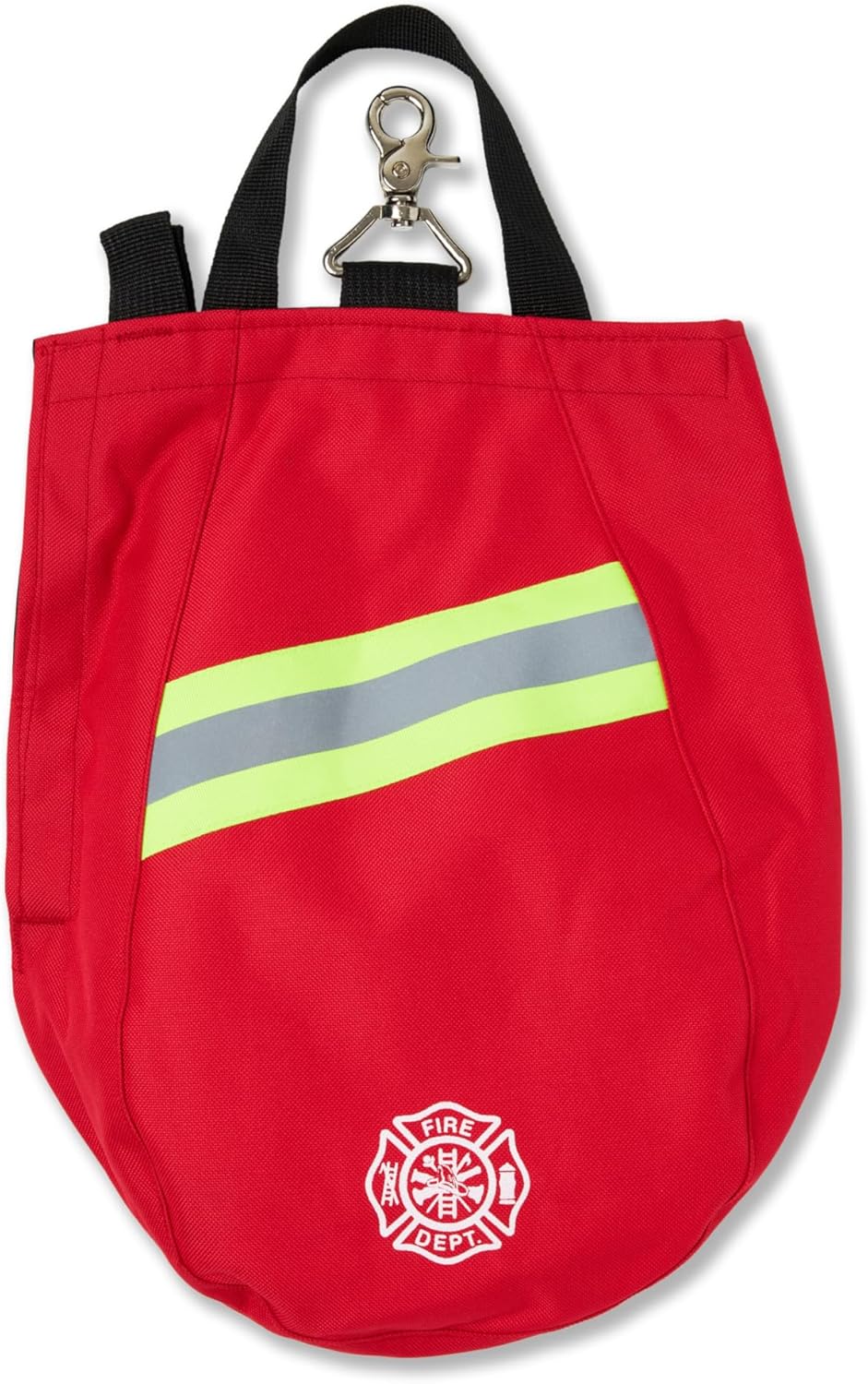 SCBA Mask Bag – Firefighter/EMT/Military/Police – Fleece Lined Protective Case for SCBA Respirators – Fits Scott, MSA, Draeger – High-Visibility Gear (Red)