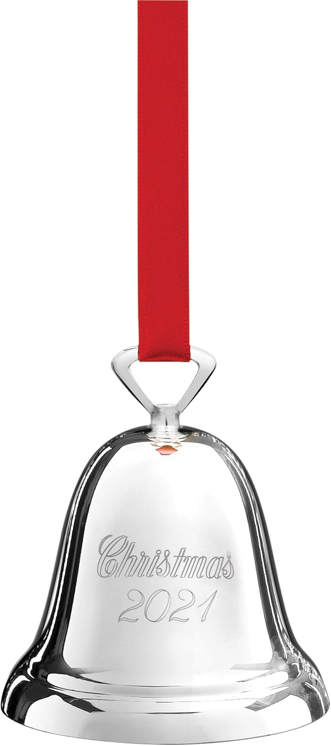 Reed & Barton 893822 2021 Silverplate Christmas Annual Bell