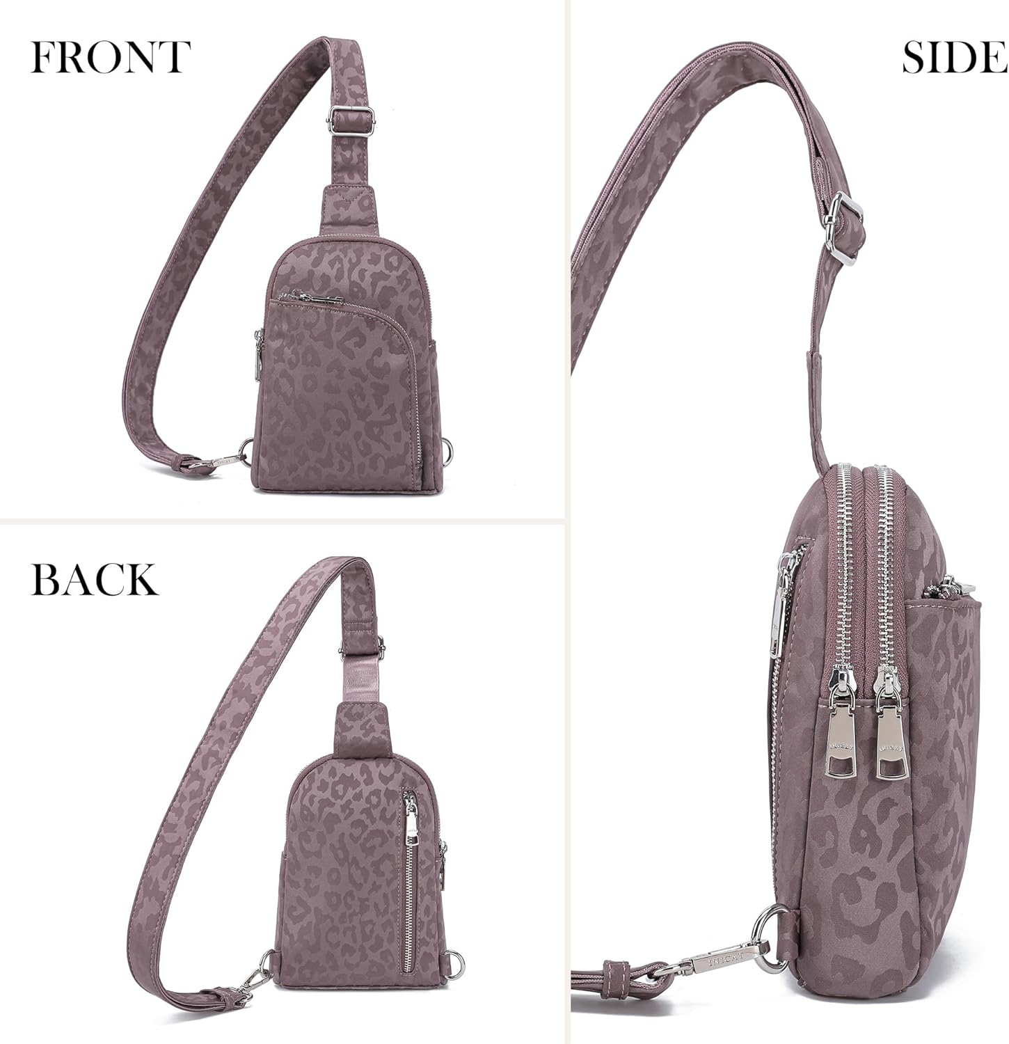 INICAT Nylon Crossbody Sling Bags For Women Small Cross Body Fanny Pack Phone Travel Purses Gifts - Image 7