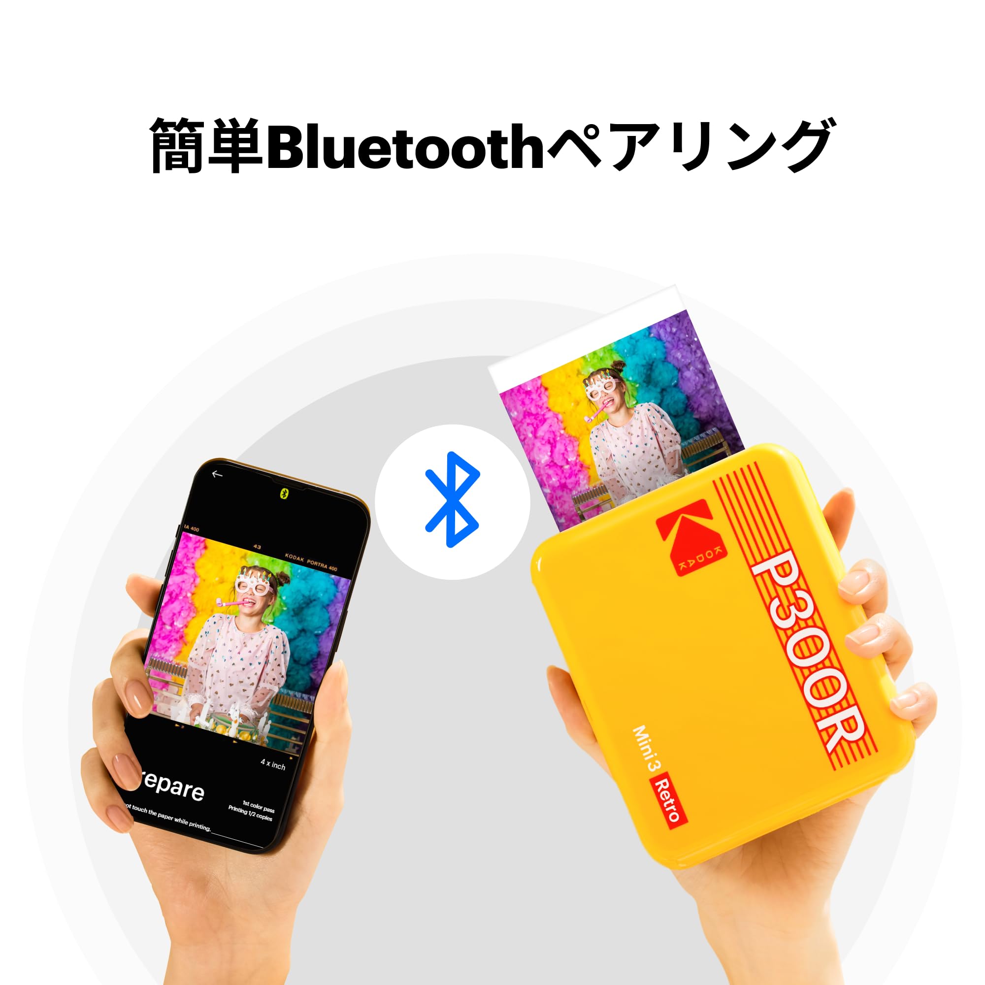Amazon.co.jp: コダック KODAK Mini 3 レトロ 4PASS ポータブルフォト