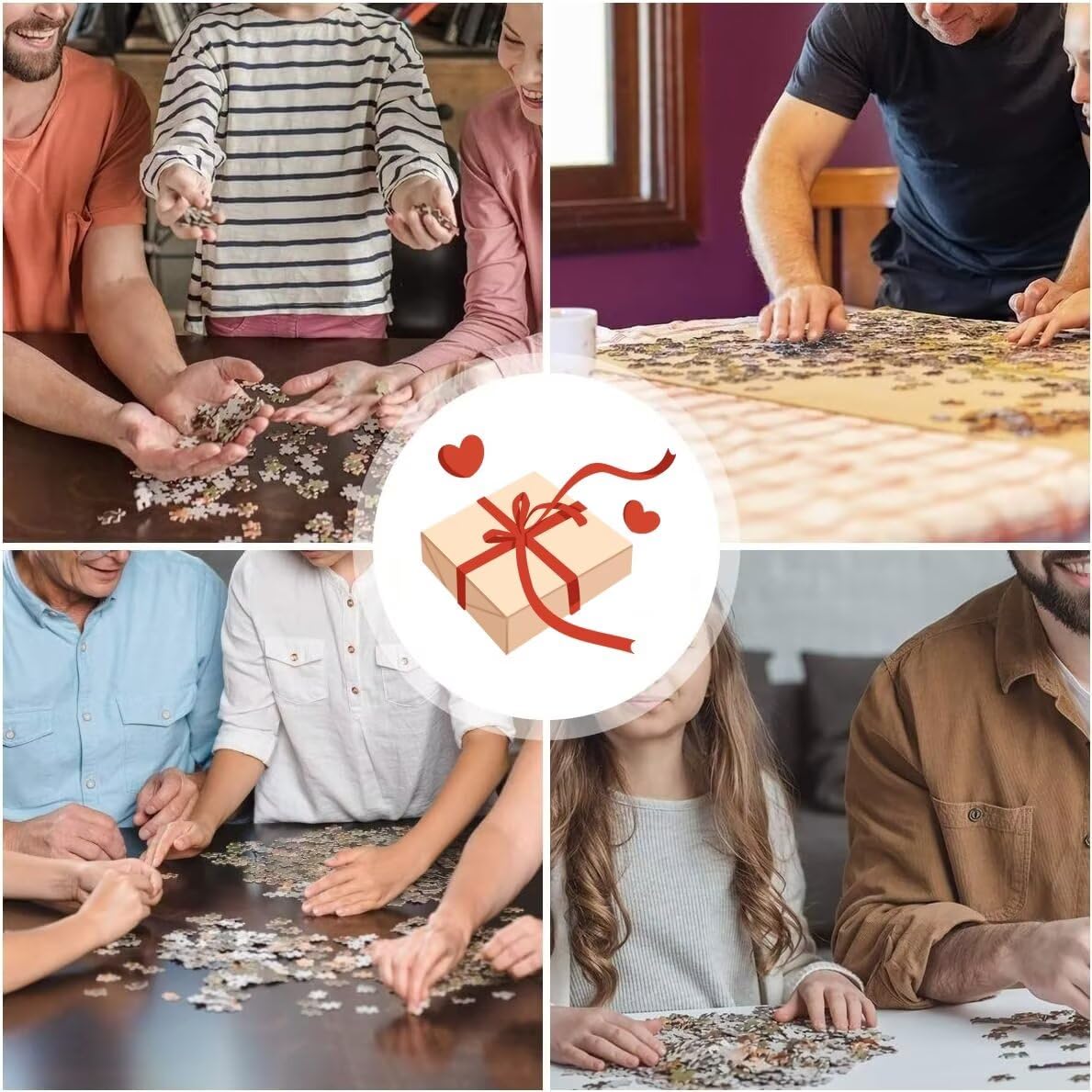 Puzzle dla dorosłych 4000 sztuk, wzór książki z puzzlami marzeń, drewniane puzzle, gry edukacyjne, wymagające rękodzieło dla dorosłych, z opakowaniem na prezent, dekoracja ścienna do pokoju domowego