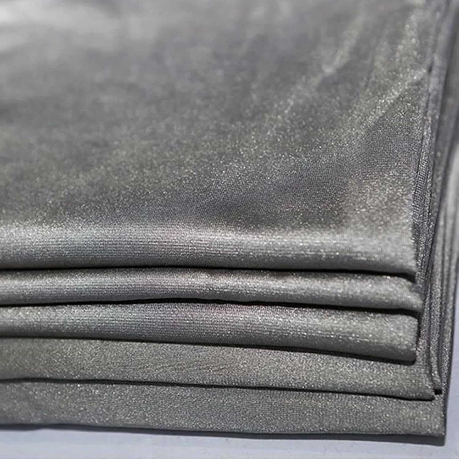 5G EMF EMI RFID-Blocking Radiation Fabric, Silver Fiber, Radiation of Anti-Electromagnetic Electromagnetic Waves of 1.5 M Width ~/