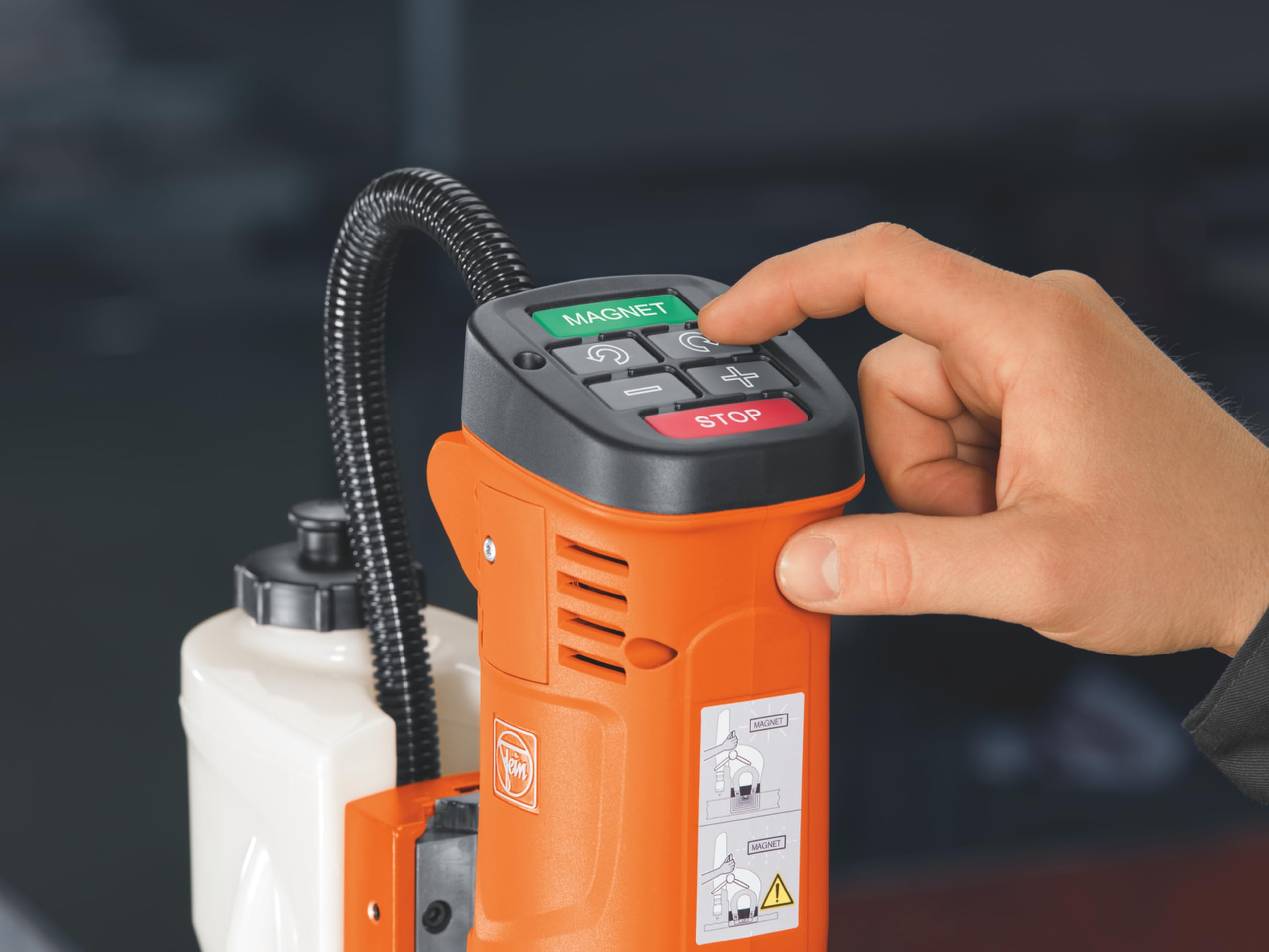 Carotatrice magnetica Fein KBM 65 U (1300 watt, 2 velocità, resistente all'usura, portautensili MK3) 72704361000