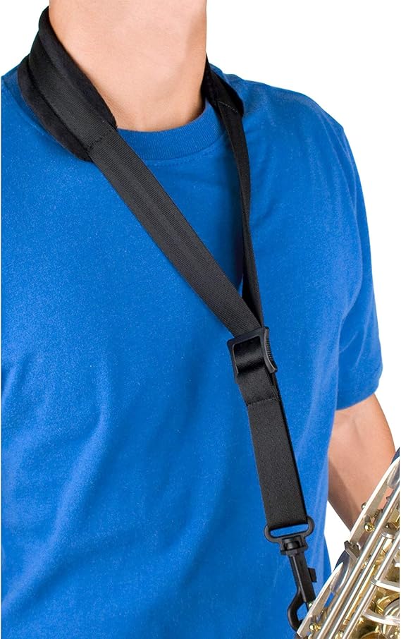 Pro Tec A305P 24Inch Tall Padded Saxophone Neck Strap with