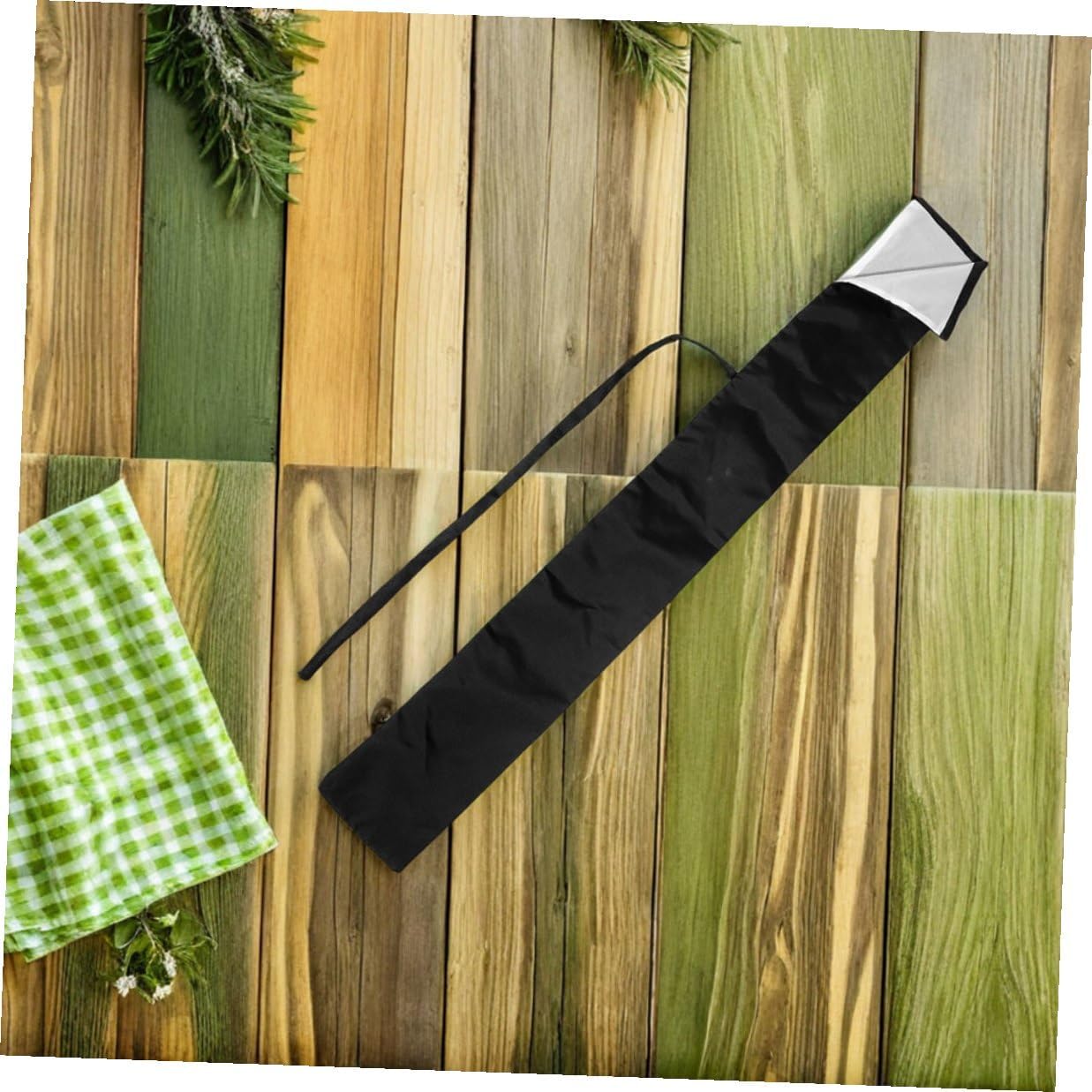 PRETYZOOM 2pcs Japanese Storage Bag Cotton Carrier Sleeve with Strap 100cm Black Sheath for Martial Arts Cosplay and Protection