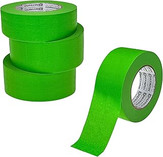 Painters Tape for Car - Green No Residue Automotive Masking Tape - Heat Resistant for Paint Booth, 1.88 Inches x 60 Yards, 4 Rolls
