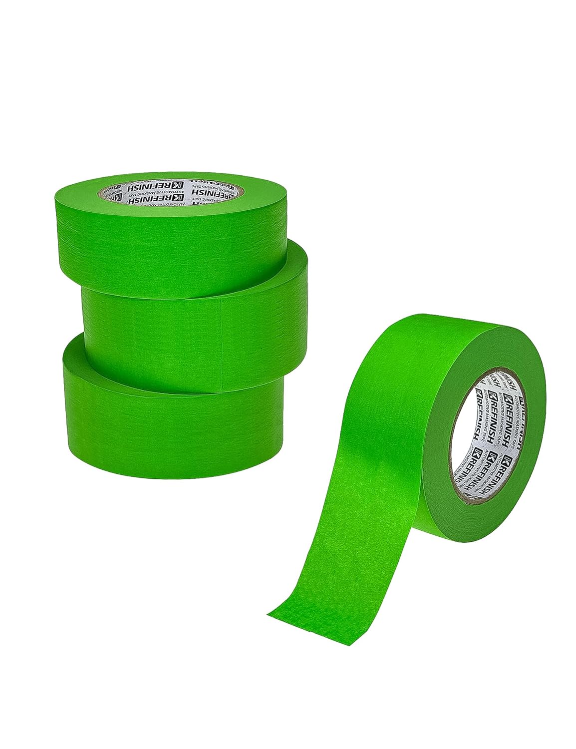 Painters Tape - Green No Residue Automotive Masking Tape, Heat Resistant for Paint Booth, 1.41 Inches x 60 Yards, 6 Rolls