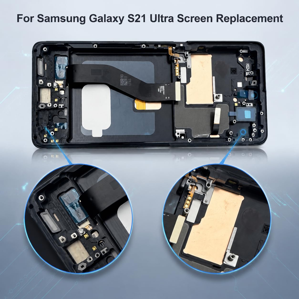 Amazon.co.jp: Samsung Galaxy S21 Ultra 5G LCDスクリーン交換用OLED