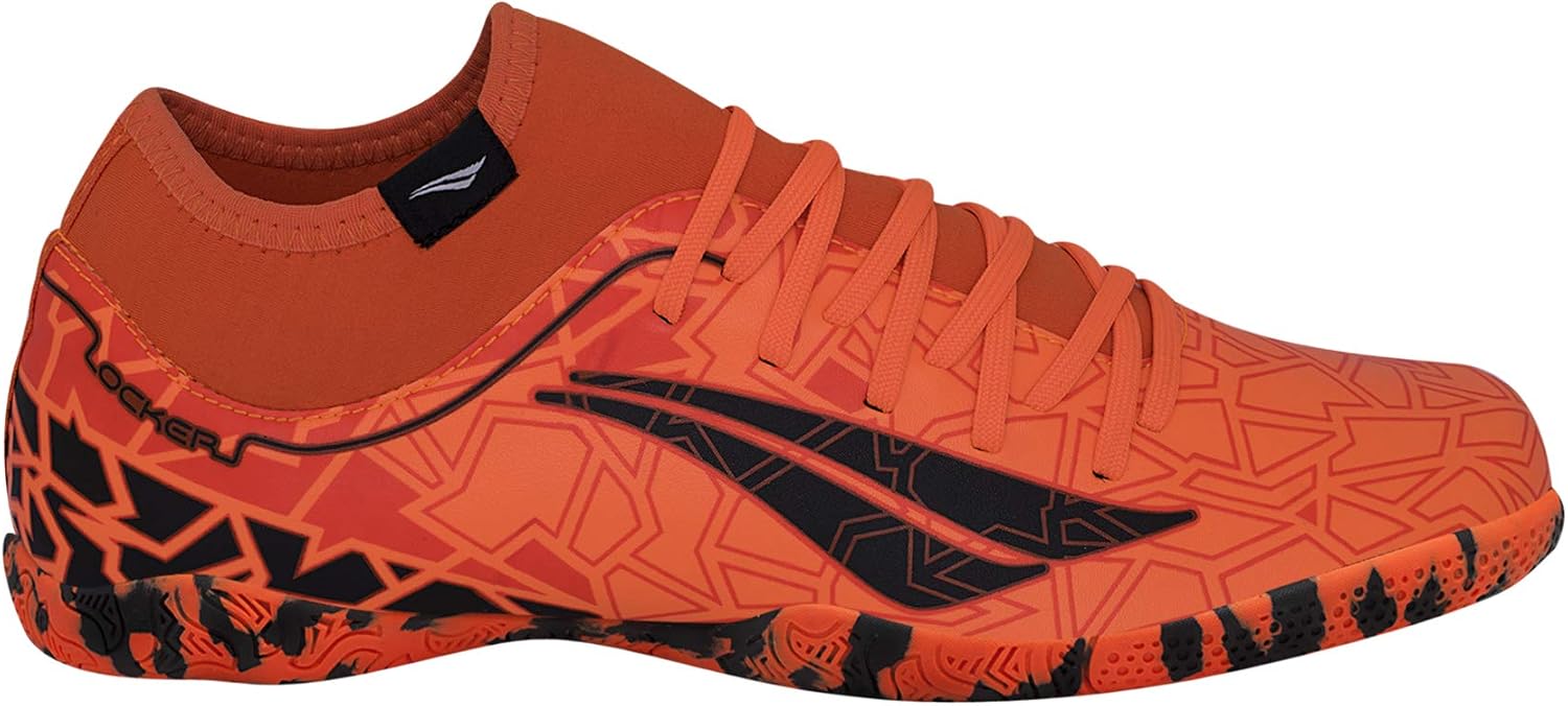 Chuteira Penalty Max 1000 Ecoknit Futsal Vermelha e Preta