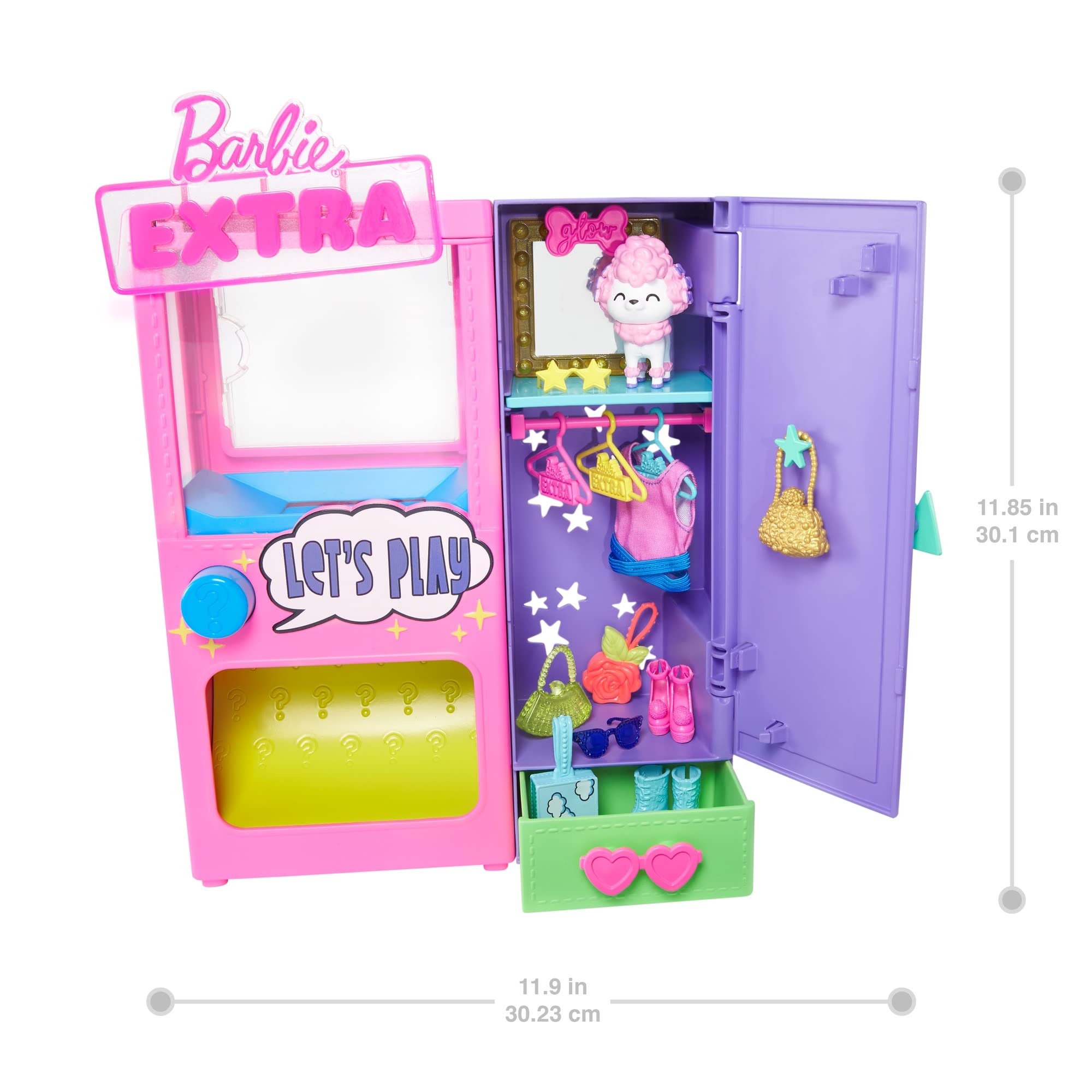 Amazon.com: Barbie Extra Surprise Fashion Playset with 20 Pieces