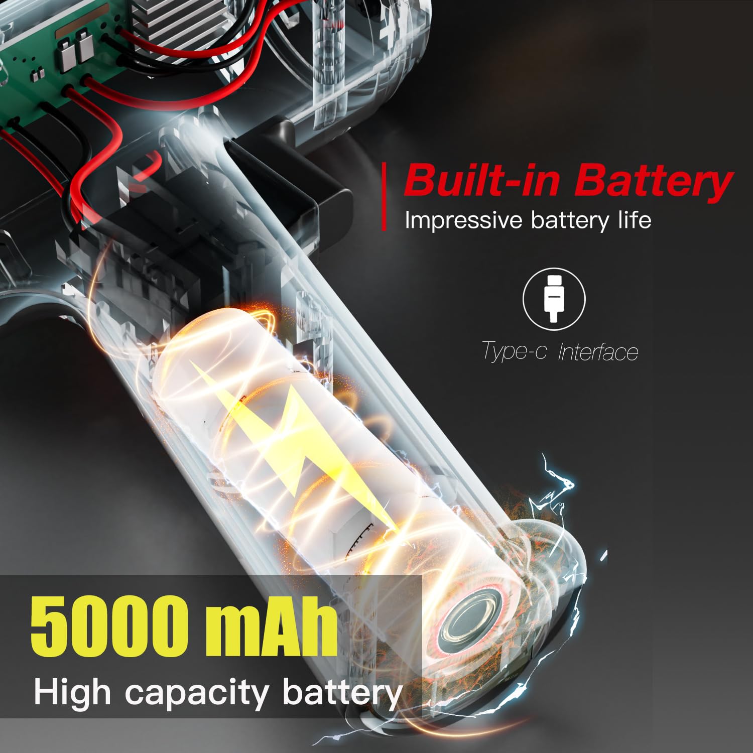 Saldatrice plastica da 200 W, set di riparazione plastica con 800 pezzi | ﻿ 5000 mAh, USB ricaricabile, saldatura senza fili, kit di riparazione paraurti, kayak/canoa
