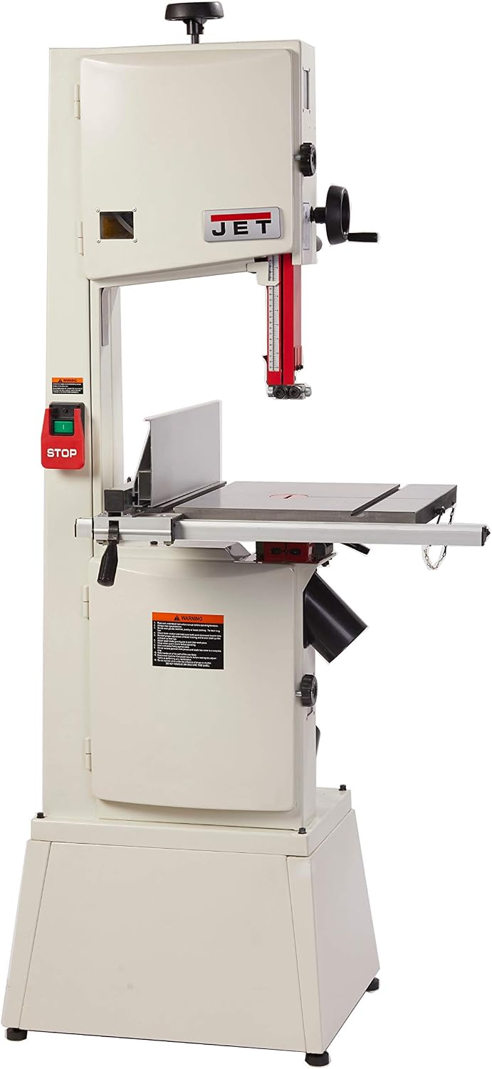 JET 14-Inch Woodworking Bandsaw (714400K) and JET Universal Mobile Base (708118)