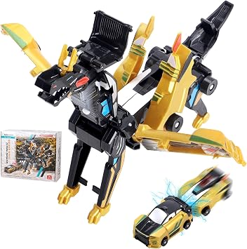 Car A Transforming Toy. When Two Cars Collide, They Transform. Its Really an Amazing Toy transformable car Robot Suitable