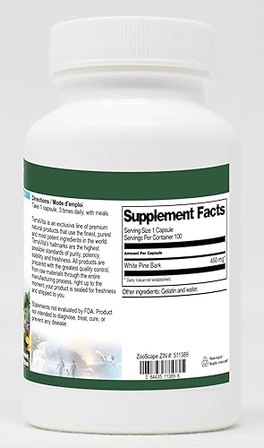 Miniatura 2 de Corteza de pino blanco - 450 mg (100 Cápsulas, ZIN 511389)