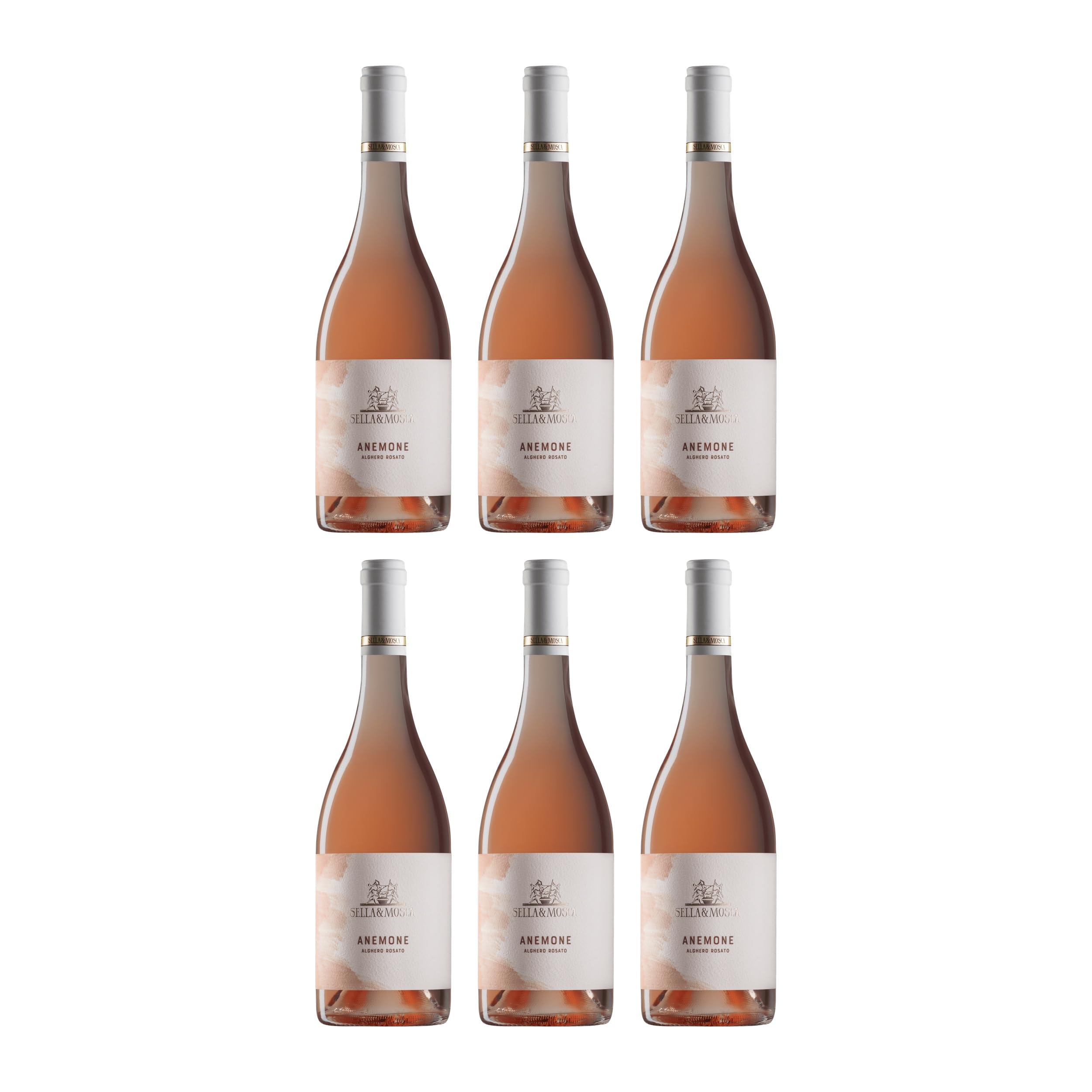 Sella & Mosca Anemone Rosato trocken Roséwein Italien inkl. FeinWert E-Book (6 x 0.75 l)